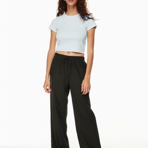 Aritzia Wilfred Lodge Black Linen Pants - NEW WITH TAGS